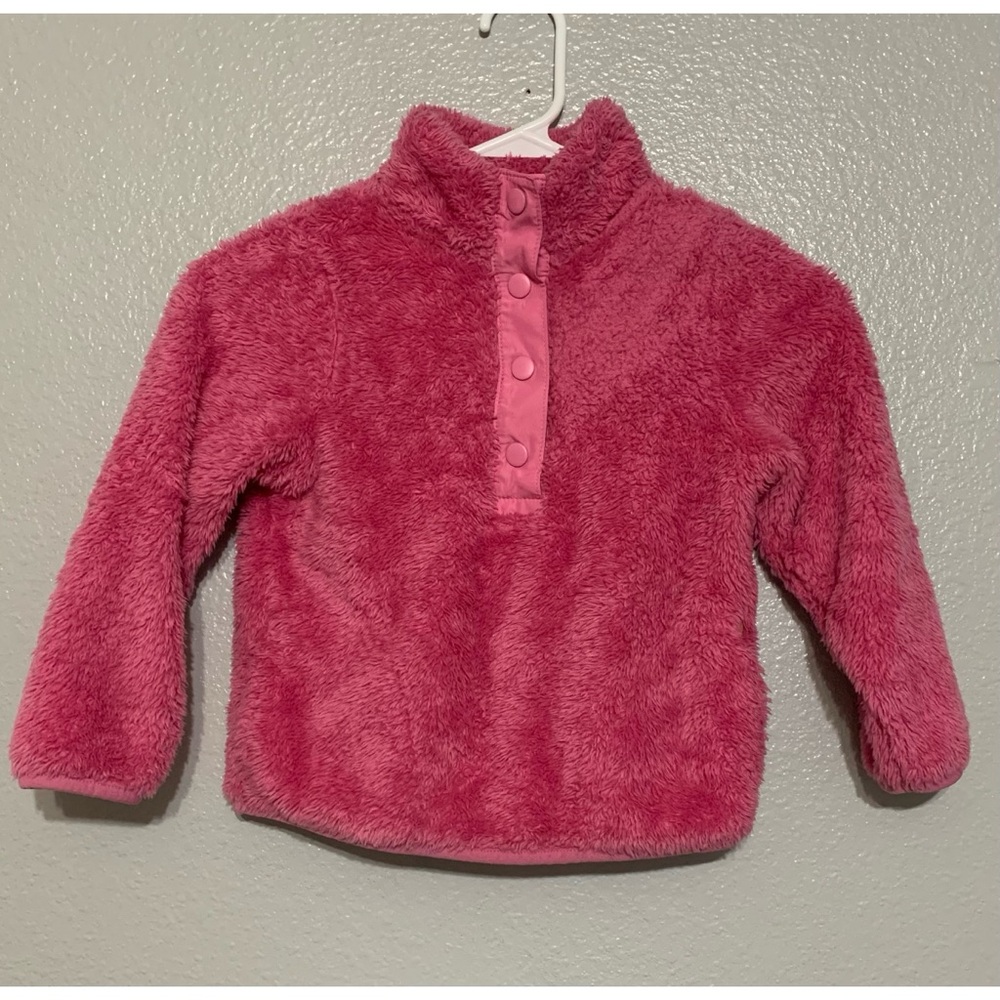 Wonder Nation Fuzzy Pink Kids Sweater